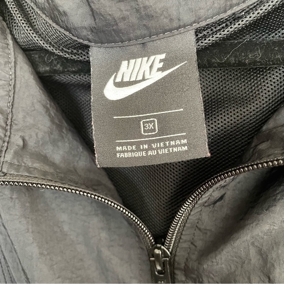 Nike Pull-Over 1/4 Zip Windbreaker Cropped‎ jacket Size 3X - Picture 5 of 8